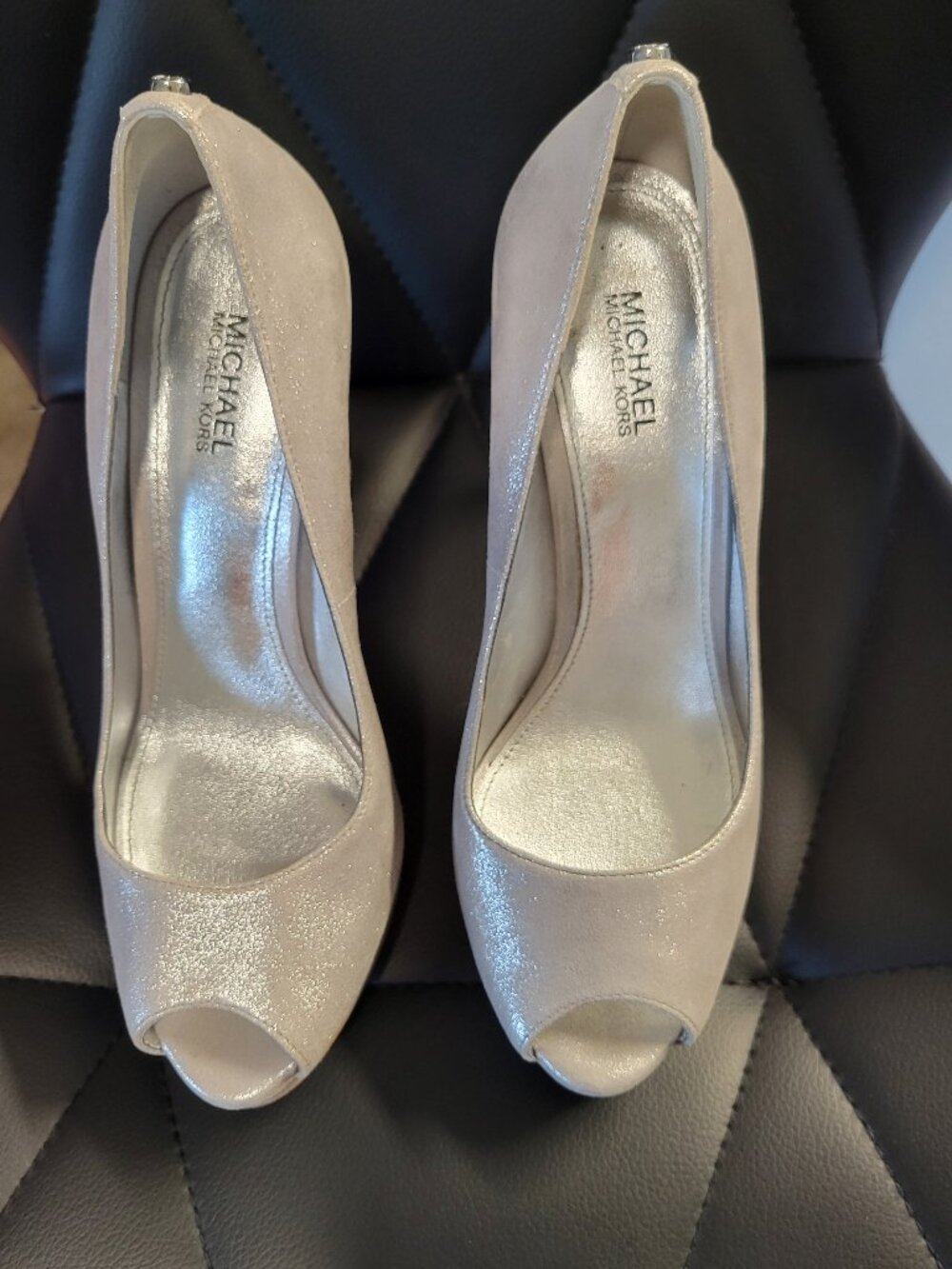Michael Kors peep toe pumps size 6